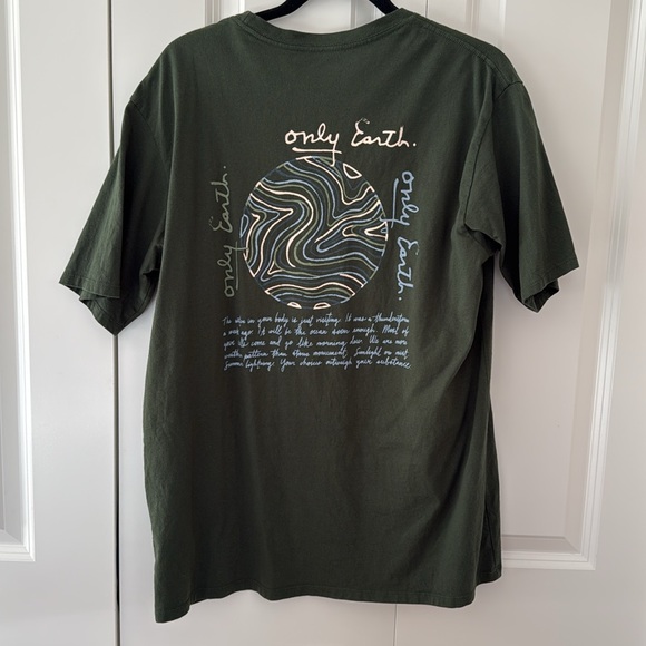 Men’s Patagonia Only Earth CTA Organic Cotton Tee, size medium green - Picture 6 of 11